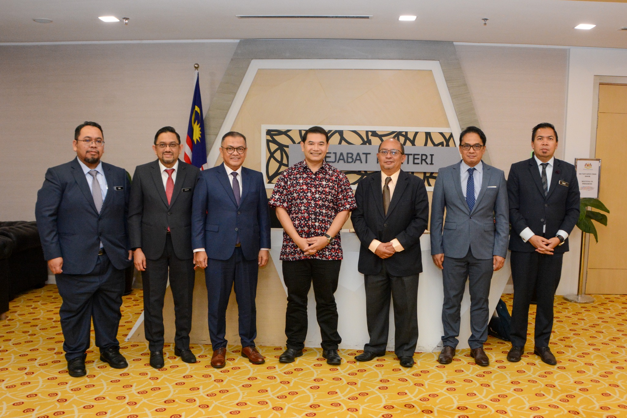YB Rafizi Ramli, Menteri Ekonomi menerima kunjungan hormat daripada pengurusan JPDC